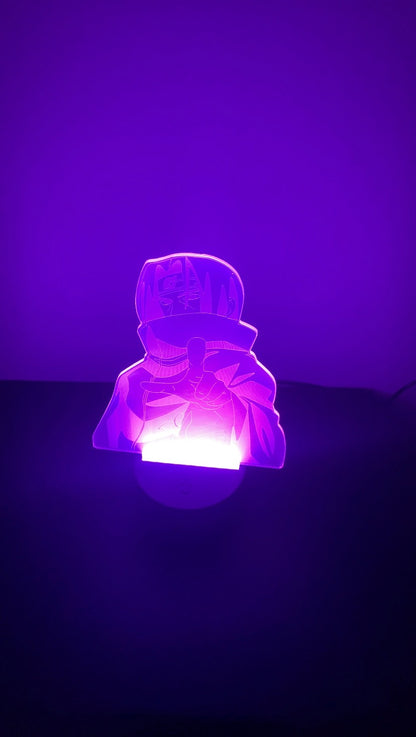 3d Lamp: Uchiha Sasuke, Uchiha Obito, Namikaze Minato, Uzumaki Naruto, Gaara