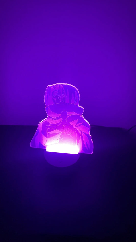 3d Lamp: Uchiha Sasuke, Uchiha Obito, Namikaze Minato, Uzumaki Naruto, Gaara